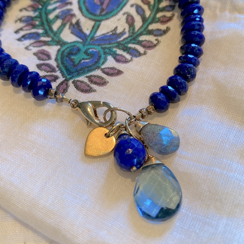 Elegant Lapis Bracelet